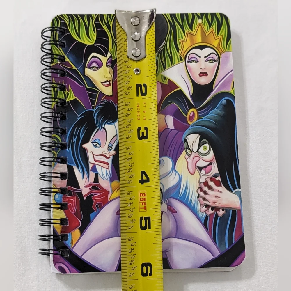Disney Villians Small Spiral Notebook, NEW